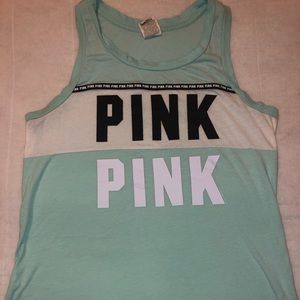 VS PINK S Muscle Tank & S Yoga Legging